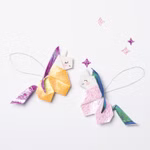 Iridescent origami paper MIX