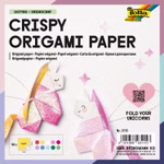 Carta origami iridescente punteggiata Carta origami iridescente punteggiata