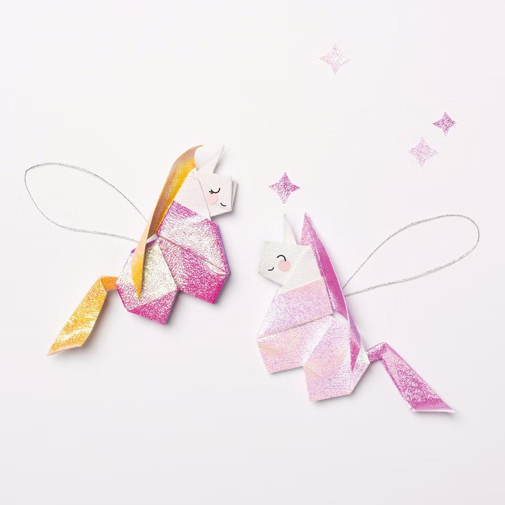 Carta origami iridescente punteggiata Carta origami iridescente punteggiata