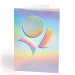 Glossy iridescent paper Glossy iridescent paper