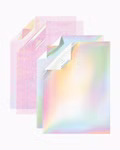 Glossy iridescent paper Glossy iridescent paper