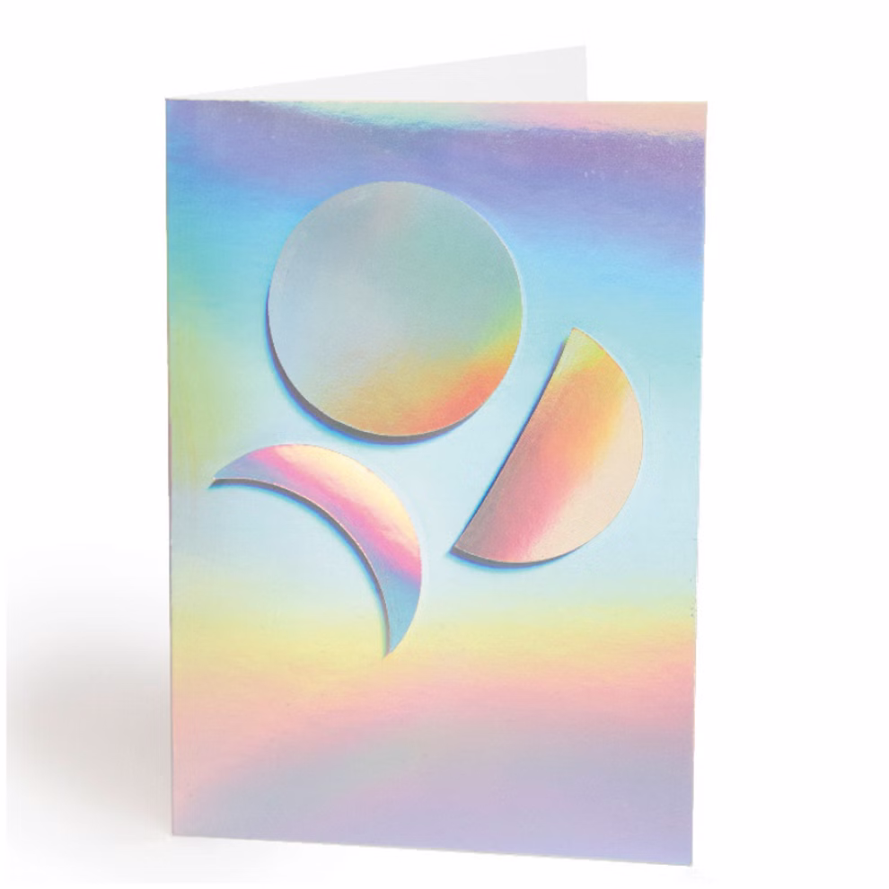 Glossy iridescent paper Glossy iridescent paper