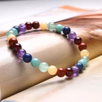 Marco Schreier Mineralienhandlung GmbH Kinder-Chakra-Armband Länge 15 cm_32728 Das Kinder-Chakra-Armband (15 cm) der Marco Schreier Mineralienhandlung GmbH zeigt runde geschliffene Steine in leuchtenden Rot- Gelb- Grün- Blau- und Violett-Tönen die auf einem offenen Magazin wunderschön präsentiert werden.