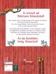 Das Buch "Das große Pettersson und Findus Wimmelbuch Sven Nordqvist" aus dem Oetinger Verlag besticht durch ein bunt illustriertes Cover mit rotem Holzhintergrund grünen Hühnern orangefarbenen Katzen verspielten Schriftarten und einem deutschen Text der zu