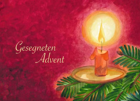 Postkarte Advent