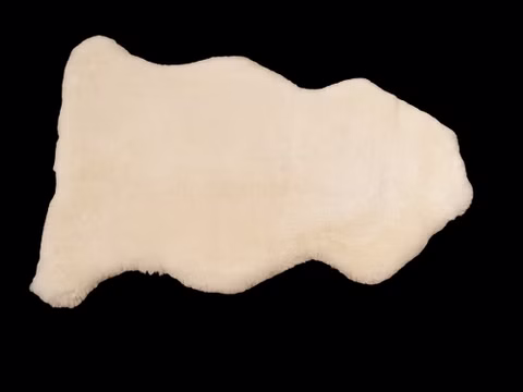Geschorenes Lammfell, 80 cm