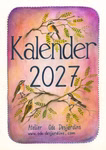 Kunst-Jahreskalender 2027 Illustrierter Kunst-Jahreskalender 2027 von Ode Desjardins mit jahreszeitlichen Motiven in Aquarell und Buntstift.