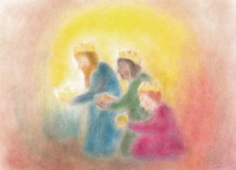 Tarjeta artística Reyes Magos