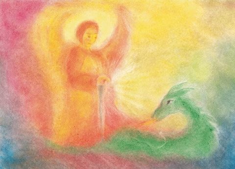 Art card Saint Michael