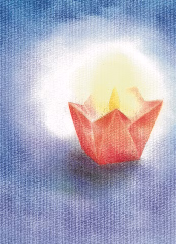 Carte Beaux-Arts Lumière de la fleur d'étoile