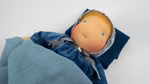 Helle Baby Puppe nach Waldorfart