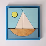 Grimm`s building game sailboat Grimm`s building game sailboat