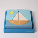 Grimm`s building game sailboat Grimm`s building game sailboat