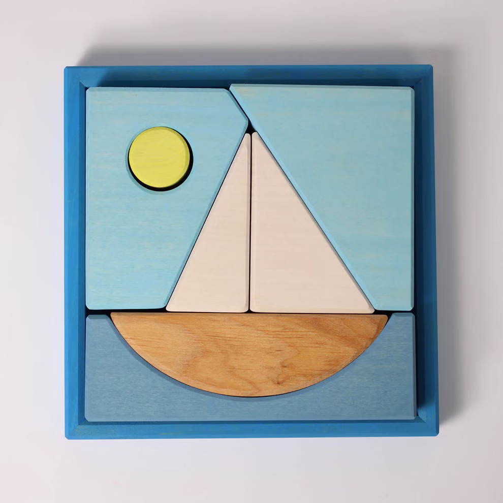 Grimm`s building game sailboat Grimm`s building game sailboat