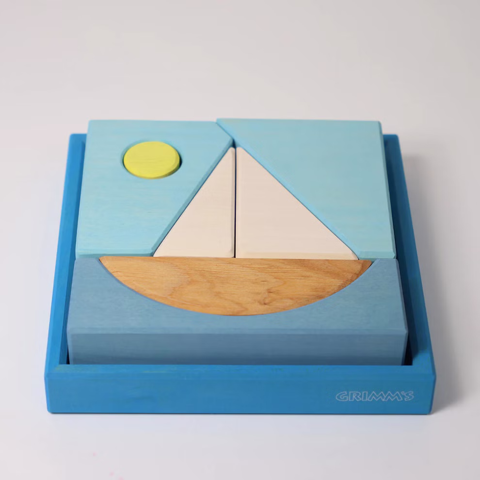 Grimm`s building game sailboat Grimm`s building game sailboat