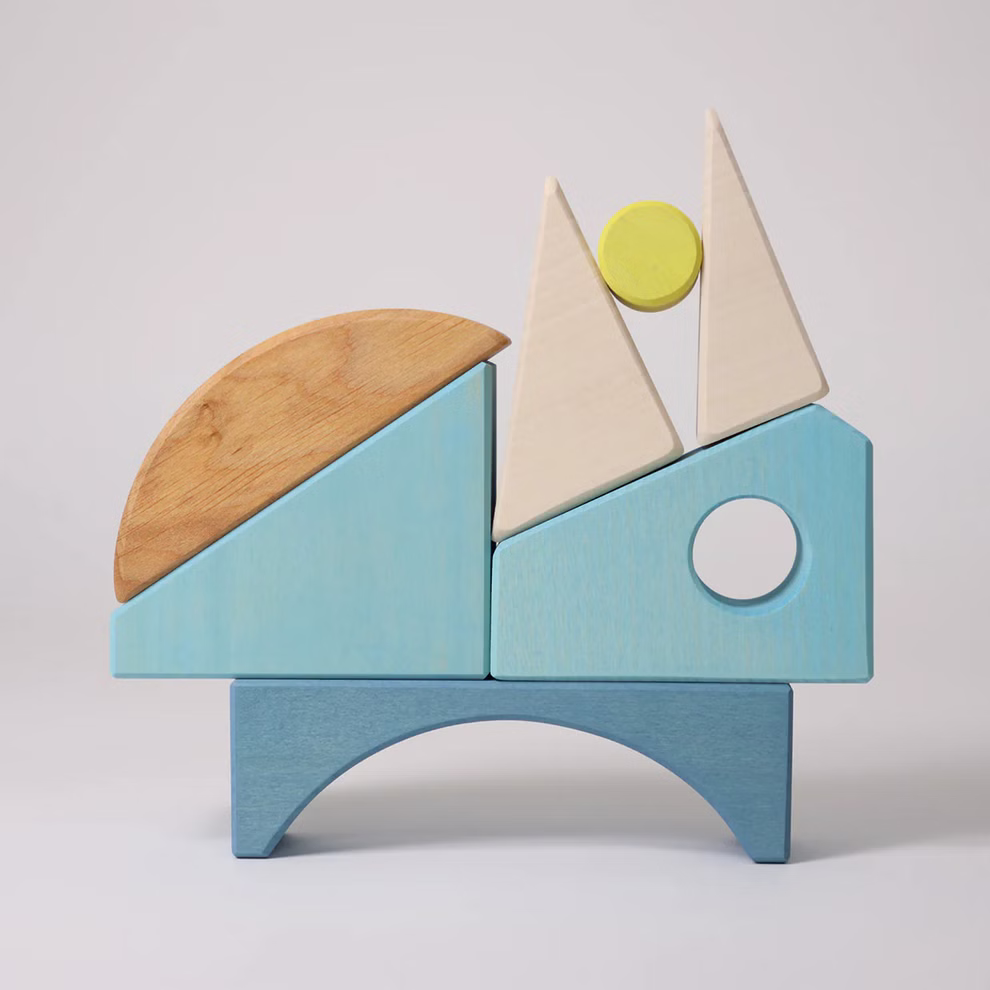 Grimm`s building game sailboat Grimm`s building game sailboat