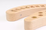 Supporto in legno per i blocchi da colorare a cera