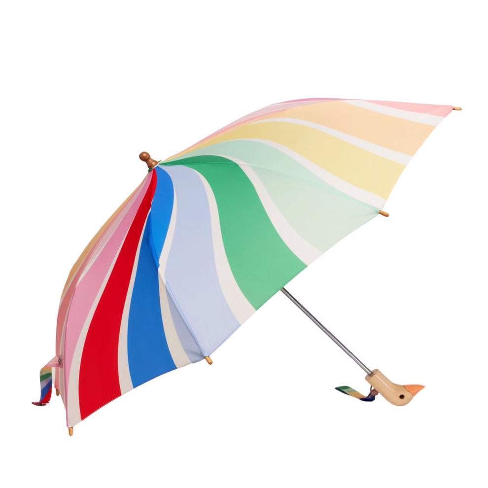 Parapluie enfant rayures arc-en-ciel Parapluie enfant rayures arc-en-ciel