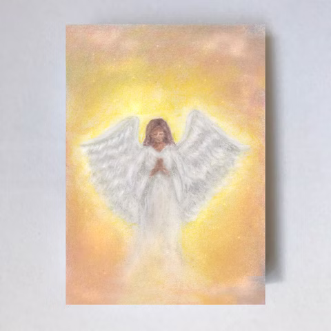 Tarjeta de arte ángel 