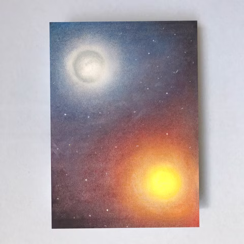 Carte d'art Le monde entier