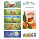 Toverlux Laternen-Schirme Set Waldtiere - Eentje van Margo Toverlux Laternen-Schirme Set Waldtiere - Eentje van Margo