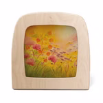 Toverlux Silhouette Amber Fields Transluzente Toverlux Silhouette Amber Fields mit herbstlichem Naturmotiv von Künstlerin Baukje Exler für den Toverlux Holzrahmen.