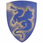 Wooden sign dragon