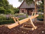 Wippe aus Lärchenholz natur Wippe aus Lärchenholz natur