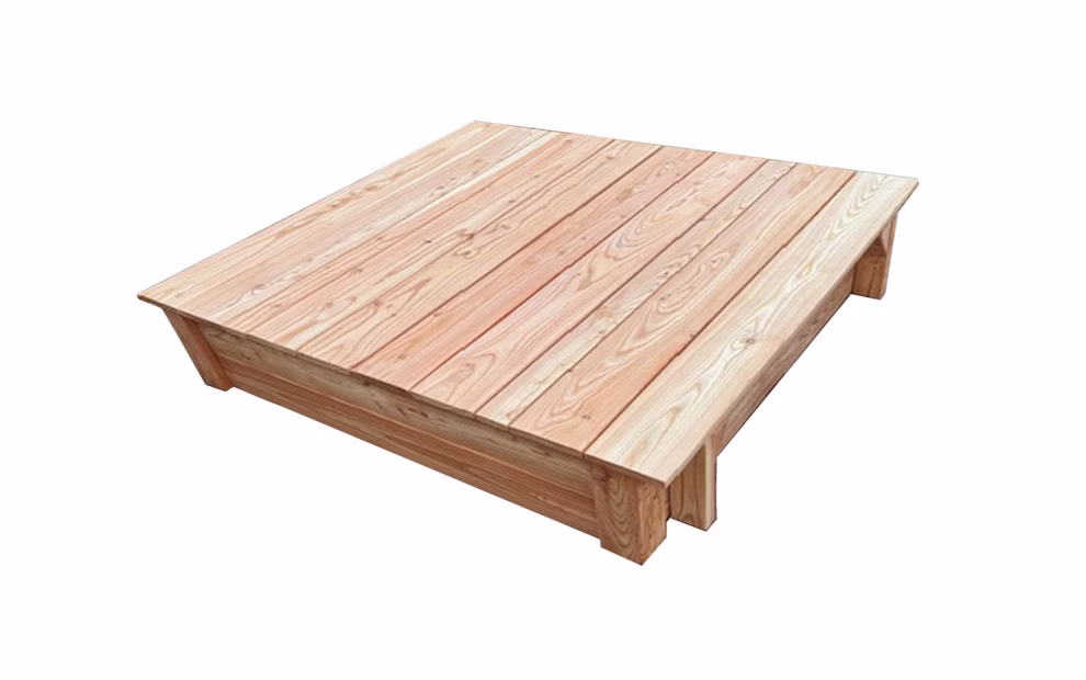 Sandkasten aus Lärchenholz Sandkasten aus Lärchenholz