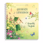 Cover des zweisprachigen Kinderbuchs „Giesberts Liederbuch / Griswald’s Song Book“ mit Illustrationen von Daniela Drescher.
