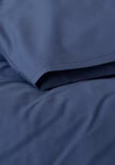 Perkal Bettwäsche Set, blau
