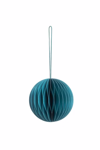 Papieranhänger Ball, petrol