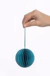 Papieranhänger Ball, petrol Papieranhänger Ball, petrol