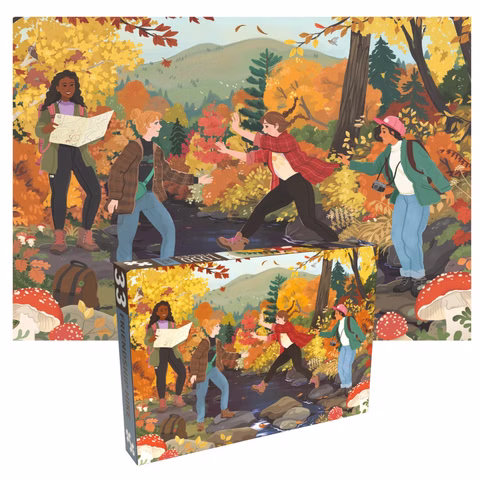 Puzzel Freundschaftswanderung 