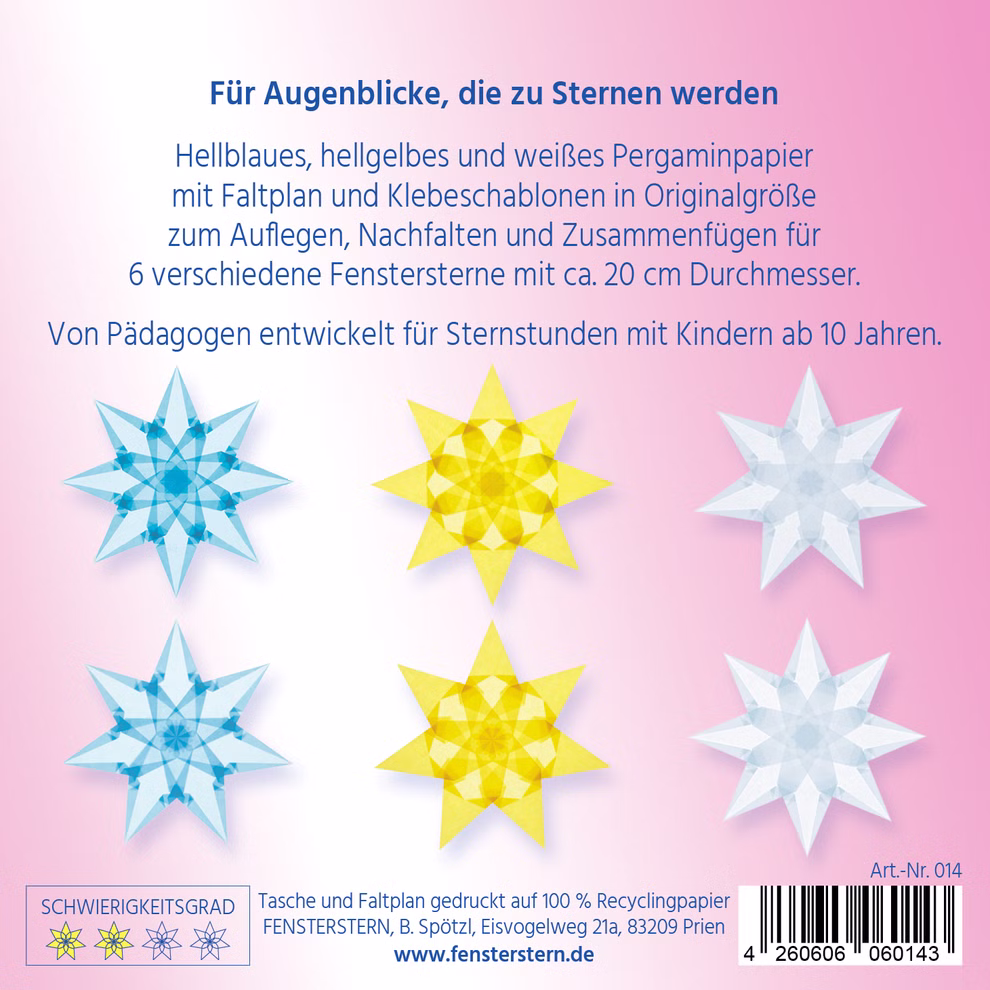 Faszinierende Fenstersterne Faszinierende Fenstersterne