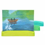 Card Stand Green Shades, Set of 3