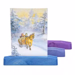 Card Stand Blue Tones, Set of 3