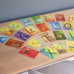Grimms letter cards