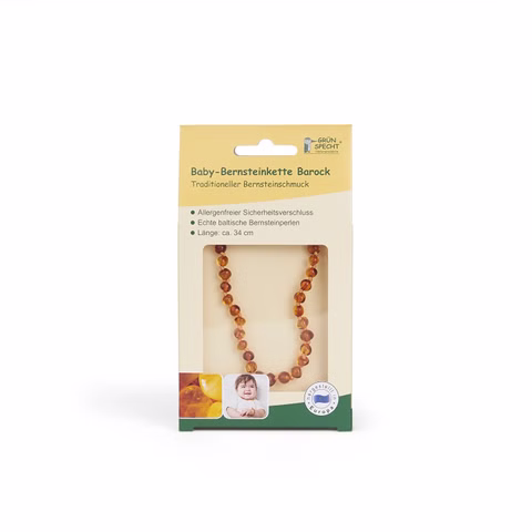 Collier d'ambre pour bébés et jeunes enfants
