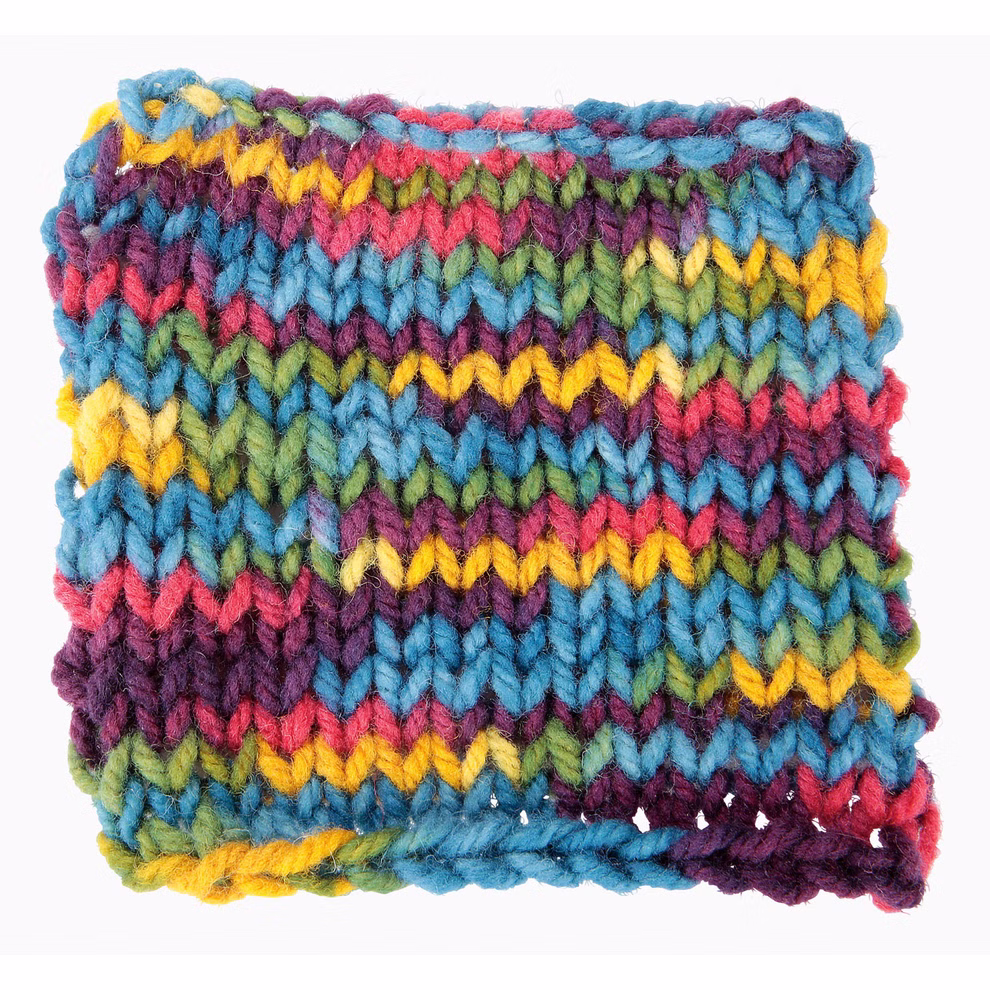 Filges Bio Strickwolle kbT multicolor bunt pflanzengefärbt_2205 3 Ein lebendiges Quadrat aus Filges Bio Strickwolle kbT multicolor bunt pflanzengefärbt. 3