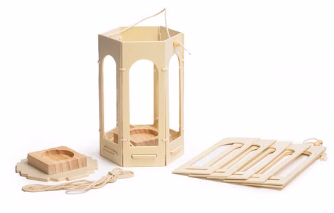Kit de manualidades de linternas hexagonales