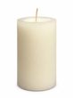4 Stumpenkerzen Kerzen Creme Hochzeit Tischdeko Deko Konfirmation Kommunion Weihnachten 2