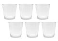 6x Kerzenhalter Kerzenglas Votivglas Transparent Teelichtglas Kommunion Konfirmation Tischdeko Deko 1