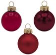 45 Weihnachtskugeln Christbaumkugeln Rot Bordeaux Christbaumschmuck Weihnachtsdeko Weihnachten Deko 1