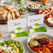 Deko Porree Kärtchenhalter Gemüse Grillen Geschenk Geburtstag Garten Terrasse  2