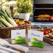 Tischdeko Party Garten Sommer Grillen Deko Vegan Porree Geschenk Buffet 3