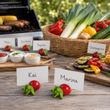 Radieschen Tischdeko Party Ostern Sommer Grillen Deko Vegan Geschenk 2 Stück 2