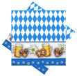 20 Servietten Oktoberfest Bayrisch Blau Rauten Tischdeko Party Deko 1