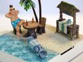 Geldgeschenk Verpackung Gutschein Männer Reise Geschenk Strandbar 5