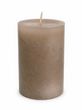 4 Stumpenkerzen Kerzen Braun Taupe Adventskranz Weihnachten Tischdeko Deko Hochzeit Kommunion Konfirmation 2